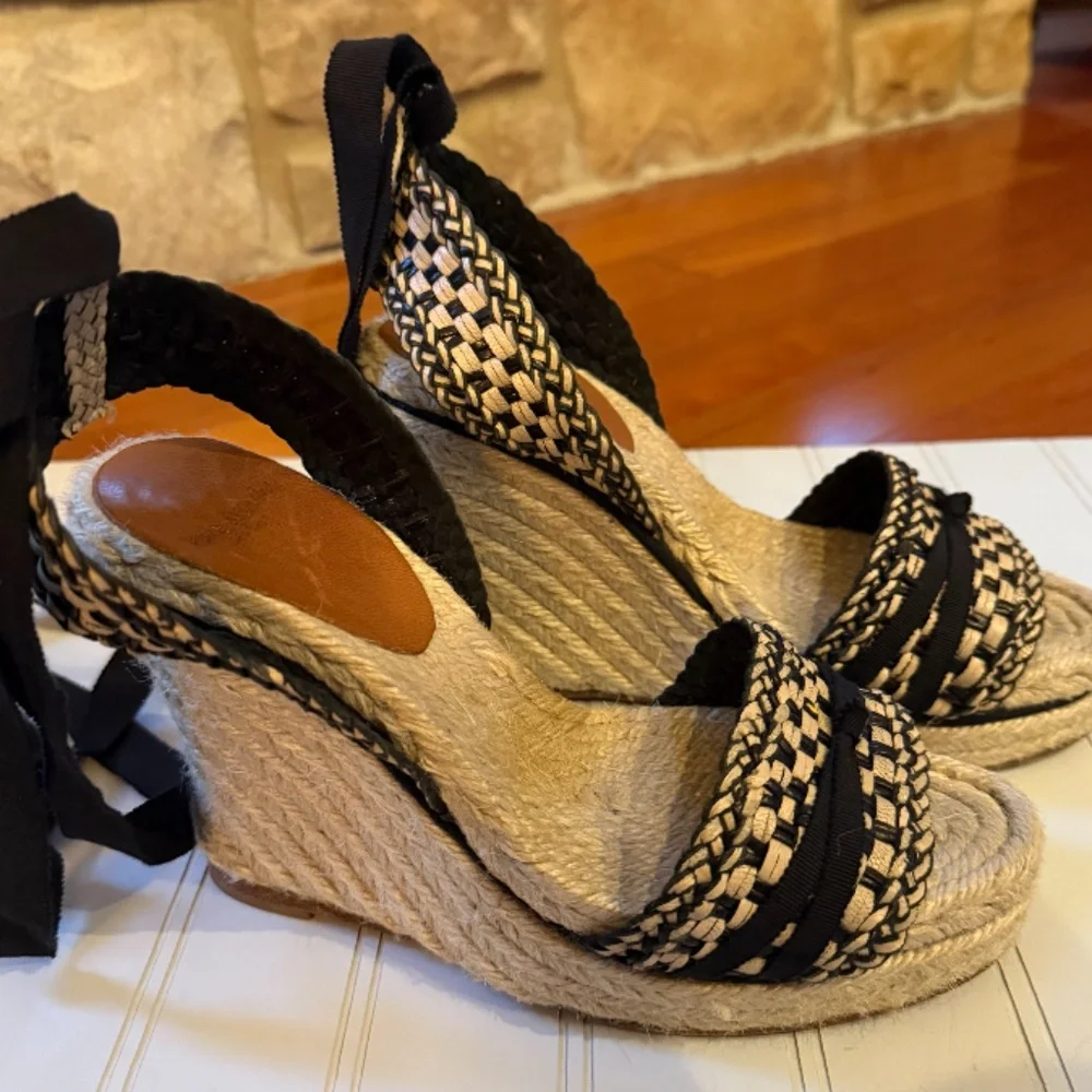 Kate Spade New York Leather Espadrilles